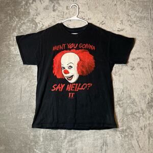 It Pennywise Vintage Fade Tee Shirt Unisex Sz Large "Arent You Gonna Say‎ Hello"